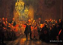 DU2016 DSC 5156-0861  Adolph von Menzel: Fltenkonzert Friedrichs des Groen in Sanssouci