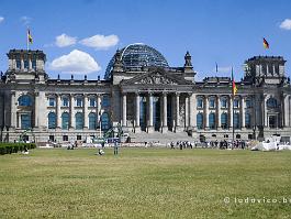 BERLIJN2022_P1440607 Het Rijksdaggebouw, nu de Bundestag of de zetel van het Duitse parlement.
