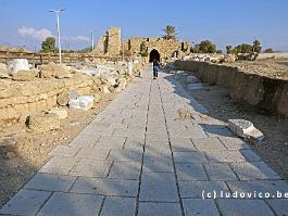 Caesaria was een voorname Romeinse nederzetting aan de kust.