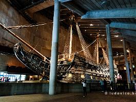 STOCKHOLM2022_FXTX4795 In het Vasamuseum wordt een originele oorlogsbodem tentoongesteld die in 1628 vlak na de uitvaart in de baai van Stockholm gezonken is en in 1961 geborgen werd....