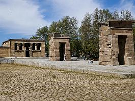 SPANJE2022_P1370905 De tempel van Debod is een oude Egyptische tempel (4de eeuw voor Chr) die in 1968 aan Spanje is geschonken voor hun hulp bij de reddingsoperatie van oude...