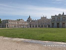 SPANJE2024_DSCF8950 Het Paleis in Aranjuez is het zomerpaleis van de Spaanse Koning(inn)en ten zuiden van Madrid aan de samenvloeiing van de Jarama en Taag. Sinds Keizer Karel...